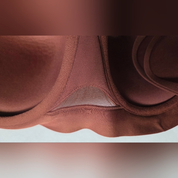 Cacique Comfort Bliss Strapless Convertible Bra Size 40DDD Cocoa Brown Padded - Picture 9 of 9